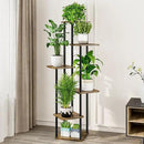 AZERPIAN Plant Stand 6 Tier Indoor Metal Flower Shelf for Multiple Plants Corner Tall Flower Holders for Patio Garden Living Room Balcony Bedroom, Black by GreenHaven Gardens