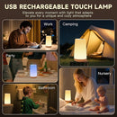 Night Light for Baby Nursery, 13 Colors Changing Touch Dimmable Night Lamp with Timer, Rechargeable Kids Night Light Portable for Bedtime Routine Baby Breastfeeding by TinyTreasures Baby Boutique