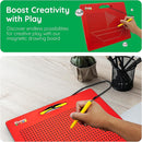 Picasso Toys Magnetic Drawing Board 12x10 inch Large 748 Bead Magnet Tablet Pad Erasable Reusable Writing Playboard STEM Toys Educational Playset Open-Ended Learning Kit Child Brain Development PTB01 by TinyTreasures Baby Boutique