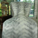 White Fox Faux Fur Throw Blanket & Bedspread - True White Gray - Luxury Soft Faux Fur, Handmade in USA, 16483 by CozyNest Decor