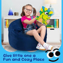 Hobestluk Bean Bag Chairs 2.5FT Bean Bag Chair with Memory Foam Filled & Machine Washable Cover,Beanbag Chair, Small Bean Bag Chairs for Playroom, Living Room, Bedroom by CozyNest Decor