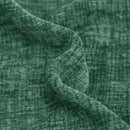 CaliTime Throw Pillow Covers Decorative 24 X 24 Inches Pack of 2 Cozy Chenille Cushion Cases for Couch Sofa Bed Living Room Home Dark Green by CozyNest Decor