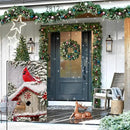 BLKWHT Winter Cardinal Bird Garden Flag 12x18 Vertical Double Sided Trees Snow Christmas Holiday Outside Decorations Burlap Yard Flag BW735 by GreenHaven Gardens