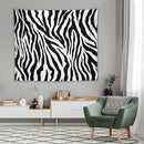 HZOHNAGO Zebra Print Tapestry Nature Wild Animals Black and White Stripe Printed Wall Tapestry Painting Wall Hanging for Bedroom Living Room Dorm 60" W x 50" H by CozyNest Decor