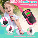 Walkie Talkies for Kids, Rechargeable Long Range Gift Toy for Ages 3 4 5-7 8-12 Year Old Girl Boy with 22 CH 2 Way Radio Flashlight 3 Mile Long Range Walkie Talkie for Outdoor Game Camping 2 Pack by TinyTreasures Baby Boutique