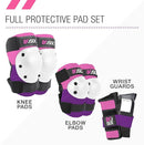 80Six Kids Multi-Sport Pad Set with Wristguards, Elbow Pads, and Knee Pads, Designed by Industry Leading Brand Triple 8 by TinyTreasures Baby Boutique