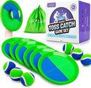 Toss and Catch Ball Set - Indoor Outdoor Toys for Kids Games - Outside Yard Pool Beach Toys for 3 4 5 6 7 8+ Years Old Boys Girls - Classic Birthday Gift - 6 Pack Green by TinyTreasures Baby Boutique