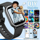 Smart Watch for Kids No Phone Needed, Tempered Glass Fitness Tracker Boy Teens with 19 Sport Modes, Pedometer, Sleep Monitor, Kids Watch Birthday Gifts Toy Gift for Girls Boys 6-16 (Black) by TinyTreasures Baby Boutique