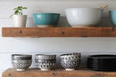 Urban Legacy Reclaimed Barn Joist Deep Floating Shelves | Deep Shelves with Low Profile Shelf Bracket with High Weight Capacity, Set of 2 (48" x 11" x 2.5", Natural) by CozyNest Decor