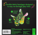 Welly Bandage Glow-in-The-Dark Refill Pack | Adhesive Flexible Fabric Bandages | Assorted Shapes and Patterns for Minor Cuts, Scrapes, and Wounds - 120 Count by TinyTreasures Baby Boutique