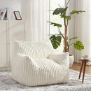 Giant Bean Bag Chairs for Adults with Filling Plush Fluffy Bean Bag Chairs for Teens with Armrests Comfy BeanBag Lazy Couch Sofa Chair for Bedroom Living Room Reading by CozyNest Decor