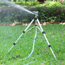 STYDDI Heavy Duty Impact Sprinkler on Tripod Base, Tall Metal Pulsating Telescoping Tripod Sprinkler for Large Area, Yard, Lawn, Garden, Waters up to 70 Ft. Diameter, Legs Extends Up to 36-inch by GreenHaven Gardens