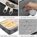 4 Pack Under Bed Storage, 90L Collapsible Closet Containers Organizers and Under Bed Storage Bins, Underbed Storage Bags for Wrapping Paper, Blanket, Towels, Clothes, Comforter, Sweaters, Linen Sheet by CozyNest Decor