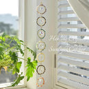 Healing Crystal Energy Wind Chime, 7 Chakra Crystal Sunlight Catcher, Meditation Home Decoration, Gem Wall Decoration, Birthday Gift, Healing Crystal Energy Sunlight Catcher by GreenHaven Gardens