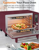 Nuwave Bravo Pro Smart Air Fryer Toaster Oven Combo, 12-in-1 Functions with Quicker & Even Crisp Technology, 1800W, 50-450°F, PFAS-Free, 21QT, Cinnamon by CozyNest Decor