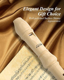 Eastar Soprano Recorder Instrument for Kids Beginners, German Fingering C Key with Cleaning Kit, Thumb Rest, Cotton Bag, Fingering Chart, ERS-21GN, Natural, School-Approved by TinyTreasures Baby Boutique