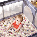 Baby Play Mat - 79" X 71",Premium Thicker Foam One-Piece Crawling Mat, Machine Washable, Extra Large Anti-Slip Activity Playmat for Babies, Toddlers & Infants by TinyTreasures Baby Boutique