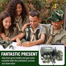 Outdoor Adventure Kit for Kids – Premium Camouflage Camping Gear with Walkie-Talkies – Military Style Toys – 10 in 1 Bundle – Ideal for All Ages and Genders by TinyTreasures Baby Boutique