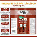 Bloom City Organic Worm Tea Concentrate and Compost and Bokashi Booster, 1/2 Pint (8 oz) by GreenHaven Gardens