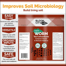 Organic Earthworm Tea Concentrate and Compost and Bokashi Booster by Bloom City, Quart (32 oz) by GreenHaven Gardens