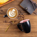 GBHOME 16oz Coffee Mugs Set of 6, Large Ceramic Coffee Mugs for Man, Woman, Dad, Mom, Modern Coffee Mugs Set with handle for Tea/Latte/Cappuccino/Milk/Cocoa. Dishwasher&Microwave Safe,Multi-Color by CozyNest Decor