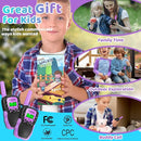 Vvinca Walkie Talkies for Kids, Rechargeable Walkie Talkie 2 Pack Toy Gift for 3-12 Year Old Girl Boy with 22 Channel 2 Way Radio Flashlight 3 Mile Long Range for Adventure Game Camping Outdoor by TinyTreasures Baby Boutique