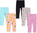 Amazon Essentials Girls and Toddlers' Leggings, Multipacks by TinyTreasures Baby Boutique