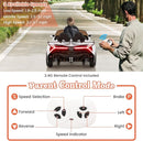 Costzon Ride on Car, Lamborghini Licensed 12V Battery Powered 4WD Sports Car with Remote Control, 3 Speeds, Hydraulic Doors, LED Lights, Towing Wheel, Horn, Music, Electric Vehicle for Kids Aged 3-8 by TinyTreasures Baby Boutique