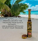 Scout Regiment Brass Telescope 19" London 1940 Broadhurt Clarkson Antique Replica Spyglass Scope High Resolution DF Lens Brilliant Magnification (Scout -19") by TinyTreasures Baby Boutique