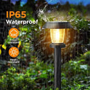 Solar Pathway Lights Outdoor - 6 Pack Solar Powered Garden Lights Waterproof, Decor Landscape Lighting with Three Lighting Modes for Yard, Lawn, Walkway, Driveway, Warm White by GreenHaven Gardens