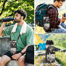 25/32/40/64oz Water Bottle Bag Holder Carrier-Insulated Crossbody Sling Case Sleeve with Strap & Pockets for Men Women Gym Cycling Travel Walking Hiking Camping by TinyTreasures Baby Boutique