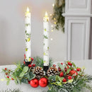 Lemon Flameless Taper Candles with Remote and Timer Flickering Flame Battery Operated Taper Candles for Home Bedroom Wedding Party Fall Christmas Summer Decor 9.6" by CozyNest Decor