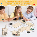 Stem Projects Walkie Talkies Toys for Boys Age 8-12 12-14 Science Kit Building Own DIY Electronics Kit for Kids Science Experiments Kid 9-12 Boy Toys Birthday Gift 8 9 10 11 13 Year Old Teen Girl by TinyTreasures Baby Boutique
