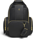 Huggies Signature Hug Pack Diaper Backpack, Black Leather, O/S by TinyTreasures Baby Boutique
