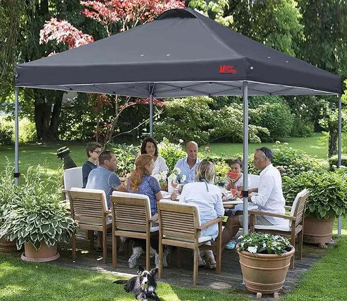 MASTERCANOPY Durable Pop-up Canopy Tent with Roller Bag (8x8, Dark Grey), photo 6 of 6