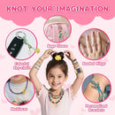 P&C Friendship Bracelet Making Kit for Girls Age 8-12 with 422 Beads & 20 Threads - Arts and Crafts for Kids Jewelry Making Kit - Christmas Birthday Gifts - Easy Bracelet Maker by TinyTreasures Baby Boutique