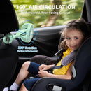 AMACOOL Battery Operated Stroller Fan Flexible Tripod Clip On Fan with 3 Speeds and Rotatable Handheld Personal Fans for Car Seat Crib Bike Treadmill (Green) by TinyTreasures Baby Boutique