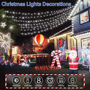Hezbjiti 1000 LED 403 FT Christmas String Lights Outdoor, 8 Lighting Modes IP44 Waterproof Fairy Lights with Timer and Dimmable Function for Home Party Tree Decorations (Cold White, Clear Wire) by GreenHaven Gardens