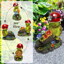 Solar Light Turtle Outdoor Garden, Turtle Solar Light for Yard Patio Decor 4 LED Solar Powered Lighting Outside Light Up Turtle Garden Statue Gardening Gift for Women Cute Decor by GreenHaven Gardens