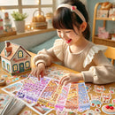 DIY 3D House Sticker, 6 Sets of Sticker Make Your Own Mini Shop Scenes Stickers for Kids Kawaii Cartoon Scene Stickers for Adult Relief Stress Pass The Time by TinyTreasures Baby Boutique