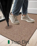 LUMI Indoor Door Mat 36"x59", Ultra Thin Low Profile Non-Slip Doormat for Home Entrance, Absorbent & Stain-Resistant Welcome Mats, Washable Entryway Mat for Front Door, Patio, Porch, Camel by CozyNest Decor