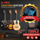Pyle Beginner Acoustic Guitar Kit, 3/4 Junior Size All Wood Instrument for Kids, Adults, 36" Natural, Gloss by TinyTreasures Baby Boutique