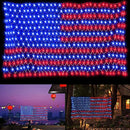 American Flag Light, 420 Super Bright LEDs Net Light Waterproof US for Independence Day July 4th, Yard, Garden Patio Yard Holiday Decoration by GreenHaven Gardens