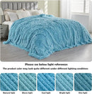 GONAAP Fuzzy Faux Fur Throw Blanket Twin Size Sky Blue Super Soft Cozy Plush Fuzzy Shaggy Blanket for Couch Sofa Bed (Sky Blue, Twin(60"x80")) by CozyNest Decor