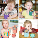 10oz Soup Thermo for Hot Food Kids,Lunch Thermo Kids Food Jar with Spoon Hot Insulated Food Containers,Leak Proof Stainless Steel Wide Mouth Lunch Food Thermo Jar for School(Green) by TinyTreasures Baby Boutique