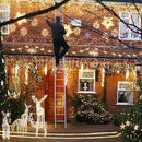 JMEXSUSS 800 LED Icicle Lights for Outside, Icicle Christmas Lights Outdoor, Warm White Christmas Lights for House Holiday Party Wedding Christmas Decorations by GreenHaven Gardens