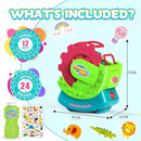 Bubble Machine for Toddlers Kids & Pets, with 8oz Safe Solution, Extra Large & Bubbles in Bubble Maker, Children & Pets Dog Toys Gift, Indoor/Outdoor Birthday Wedding Party Bubble Blower by TinyTreasures Baby Boutique