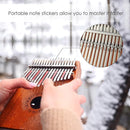 GECKO Kalimba 17 Keys Thumb Piano with Waterproof Protective Box, Tune Hammer and Study Instruction, Portable Mbira Sanza Finger Piano, Meditation Sound, Gift for Beginners and Professional by TinyTreasures Baby Boutique