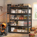 REIBII 2000LBS Garage Shelving Heavy Duty 72''H Storage Shelves 5 Tier Heavy Duty Shelving, Adjustable Metal Shelves for Garage Pantry Closet Kitchen Basement 35.5" W x72 H x 15.8" D, 2 Pack by GreenHaven Gardens
