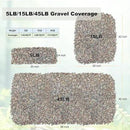 45LB Succulents Rocks for Plants Cactus Gravel Pebbles for Fish Tank 1/2 Inch Natural River Rocks for Vase, Aquarium, Landscaping,Bonsai,Terrarium Pebbles, Mixed Color by GreenHaven Gardens